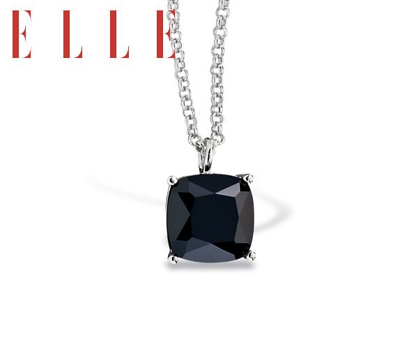 COLLIER ELLE ARGENT CZ NOIR 16+2 - PJ R0LAKC6244 - ELLE COLLIER ELLE ARGENT CZ NOIR 16+2 - PJ R0LAKC6244 - ELLE