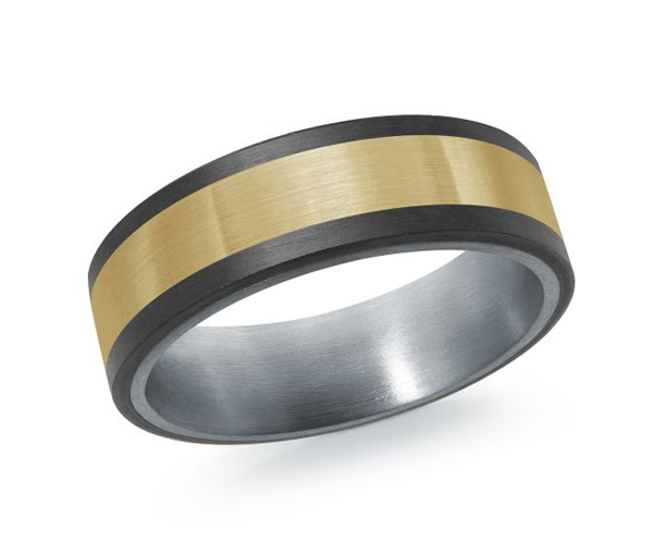 JONC EN TANTALE,OR 14K ET FIBRE DE CARBONE - ML MRDTS010Y - MALO JONC EN TANTALE,OR 14K ET FIBRE DE CARBONE - ML MRDTS010Y - MALO
