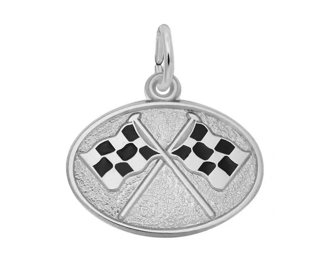 PENDENTIF DRAPEAUX DE COURSE - NU 8328ARG - NUCO/REMBRANDT PENDENTIF DRAPEAUX DE COURSE - NU 8328ARG - NUCO/REMBRANDT