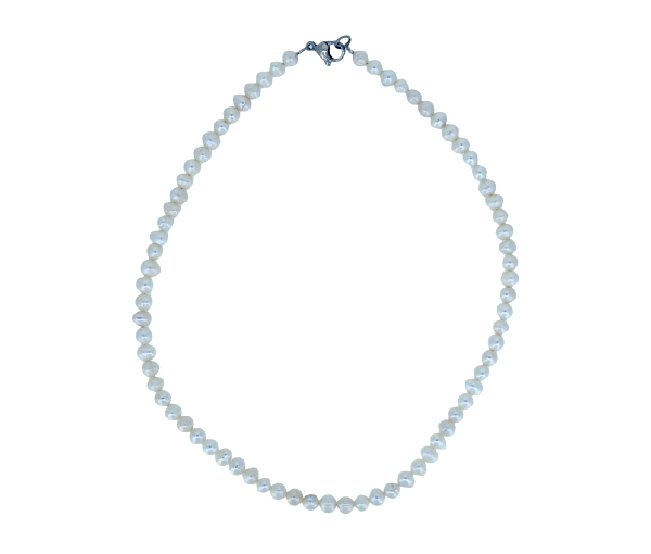 COLLIER DE PERLES D'EAU DOUCE AVEC FERMOIR EN ACIER - SJ A50SS555/16 - BIJOUTERIE SUISSE INC. COLLIER DE PERLES D'EAU DOUCE AVEC FERMOIR EN ACIER - SJ A50SS555/16 - BIJOUTERIE SUISSE INC.