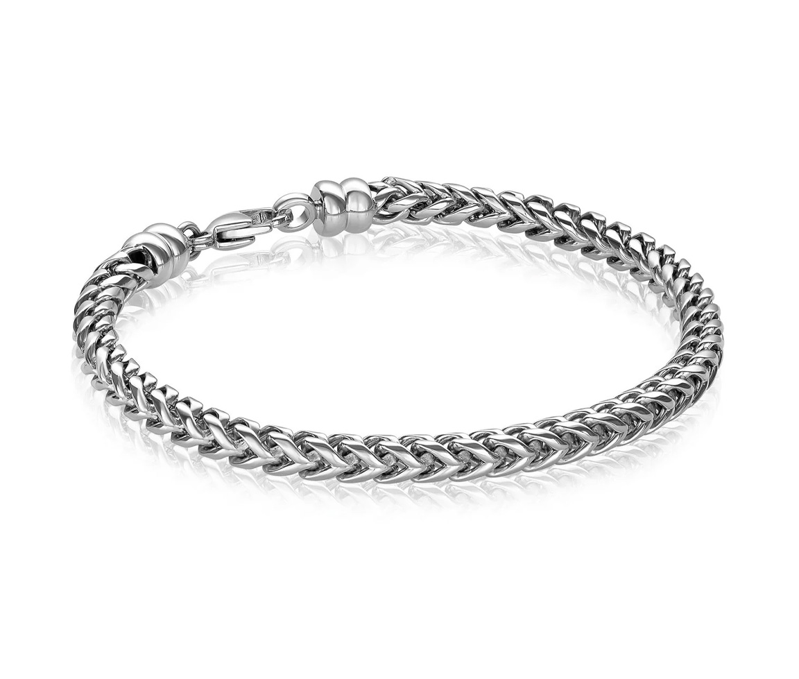 BRACELET EN ACIER À MAILLE FRANCO RONDE - IG SMB233 - ITALGEM BRACELET EN ACIER À MAILLE FRANCO RONDE - IG SMB233 - ITALGEM