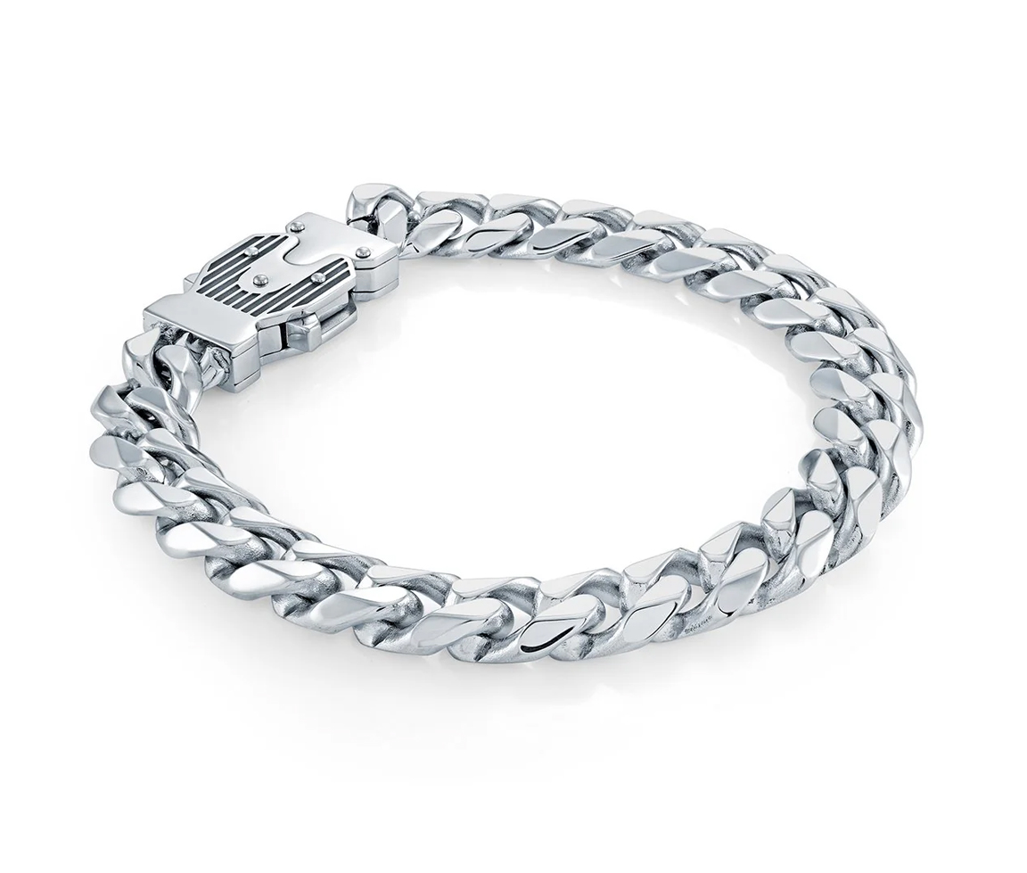 BRACELET EN ACIER À MAILLE GOURMETTE - IG SMB729 - ITALGEM BRACELET EN ACIER À MAILLE GOURMETTE - IG SMB729 - ITALGEM