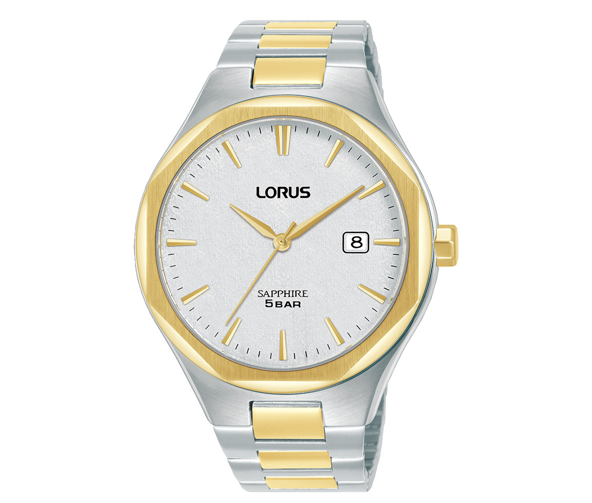 MONTRE LORUS POUR HOMME EN ACIER/PVD OR 2 TONS AVEC VERRE SAPHIR - SA RS980DX9 - LORUS MONTRE LORUS POUR HOMME EN ACIER/PVD OR 2 TONS AVEC VERRE SAPHIR - SA RS980DX9 - LORUS