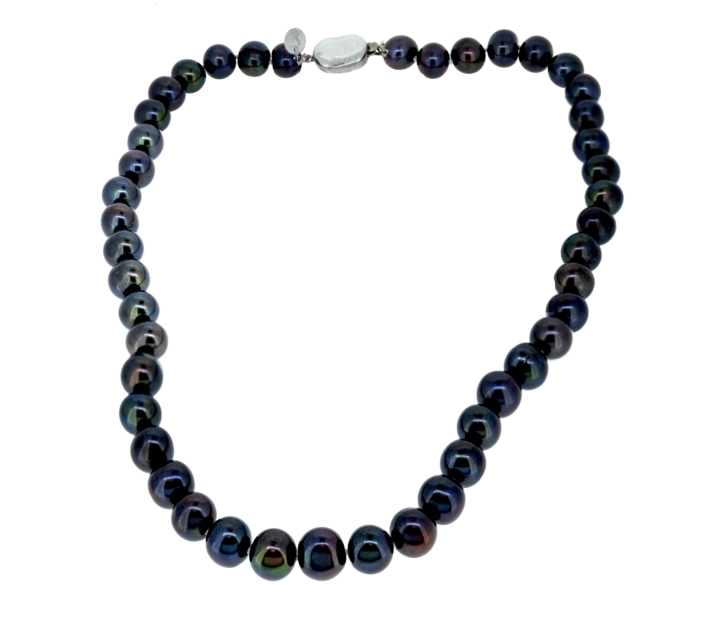 COLLIER DE PERLES D'EAU DOUCE TEINTÉES AVEC FERMOIR EN ARGENT - CG S55385T18 - PERLE D'IMPORTATION COLLIER DE PERLES D'EAU DOUCE TEINTÉES AVEC FERMOIR EN ARGENT - CG S55385T18 - PERLE D'IMPORTATION
