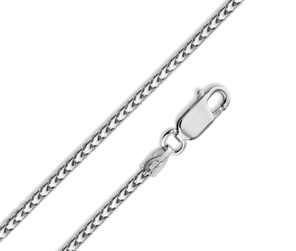 CHAINE EN ARGENT RHODIÉ À MAILLE FRANCO - SP CH319/18RH - BIJOUX D'IMPORTATION CHAINE EN ARGENT RHODIÉ À MAILLE FRANCO - SP CH319/18RH - BIJOUX D'IMPORTATION