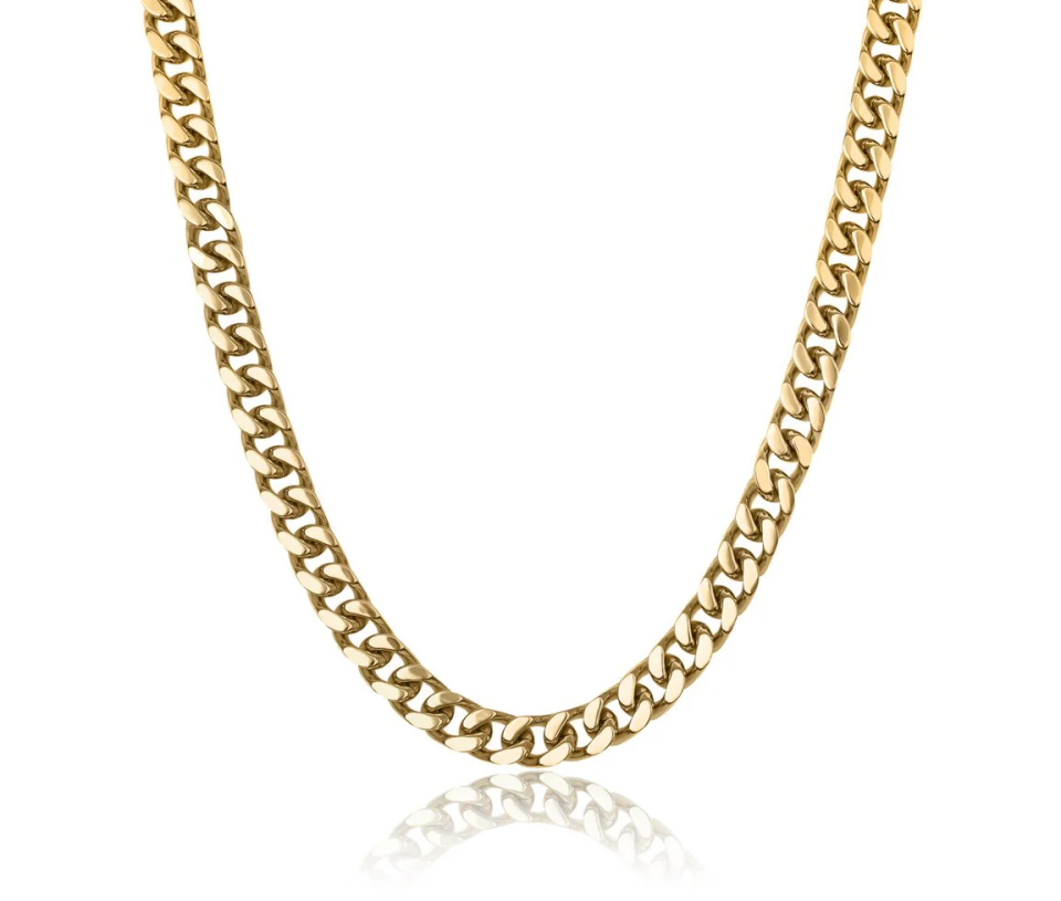 CHAINE EN ACIER/PVD OR À MAILLE GOURMETTE - IG SYN13/24 - ITALGEM CHAINE EN ACIER/PVD OR À MAILLE GOURMETTE - IG SYN13/24 - ITALGEM