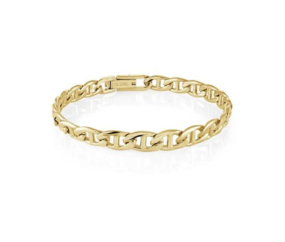 BRACELET EN ACIER/PVD OR À MAILLE MARINE - IG SMB661/8 - ITALGEM BRACELET EN ACIER/PVD OR À MAILLE MARINE - IG SMB661/8 - ITALGEM