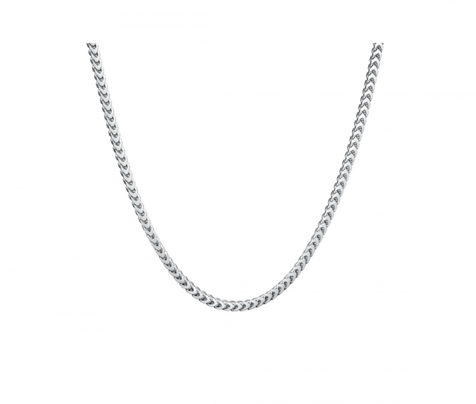 CHAINE EN OR 10K BLANC MAILLE FRANCO 2MM 22" - S FRANC2MM22 - BIJOUX D'IMPORTATION CHAINE EN OR 10K BLANC MAILLE FRANCO 2MM 22" - S FRANC2MM22 - BIJOUX D'IMPORTATION