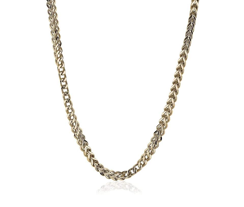 CHAINE EN ACIER/PVD OR À MAILLE FRANCO CARRÉ - IG SYN24/24 - ITALGEM CHAINE EN ACIER/PVD OR À MAILLE FRANCO CARRÉ - IG SYN24/24 - ITALGEM