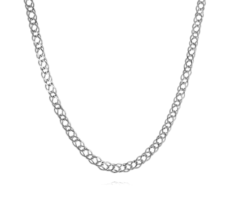 CHAINE EN ACIER À MAILLE GOURMETTE DOUBLE - IG SN92/24 - ITALGEM CHAINE EN ACIER À MAILLE GOURMETTE DOUBLE - IG SN92/24 - ITALGEM