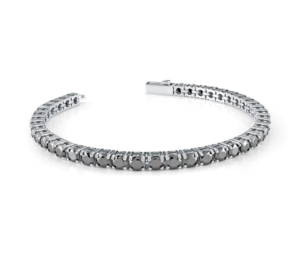 BRACELET TENNIS EN ACIER SERTI DE CUBIQUES ZIRCONIAS BLANC OU NOIRS - IG SMB629WB/7.25 - ITALGEM BRACELET TENNIS EN ACIER SERTI DE CUBIQUES ZIRCONIAS BLANC OU NOIRS - IG SMB629WB/7.25 - ITALGEM