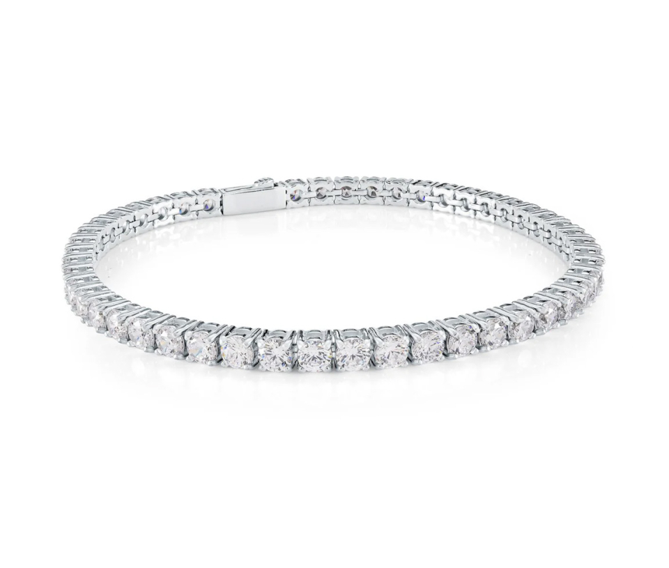 BRACELET TENNIS EN ACIER SERTI DE CUBIQUES ZIRCONIAS BLANC OU NOIRS - IG SMB629W/7.25 - ITALGEM BRACELET TENNIS EN ACIER SERTI DE CUBIQUES ZIRCONIAS BLANC OU NOIRS - IG SMB629W/7.25 - ITALGEM