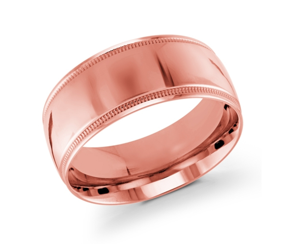 JONC EN OR 10MM DE LARGEUR AVEC MOTIF MILGRAIN SUR LES CÔTÉS - ML J102/10PL14 - MALO JONC EN OR 10MM DE LARGEUR AVEC MOTIF MILGRAIN SUR LES CÔTÉS - ML J102/10PL14 - MALO