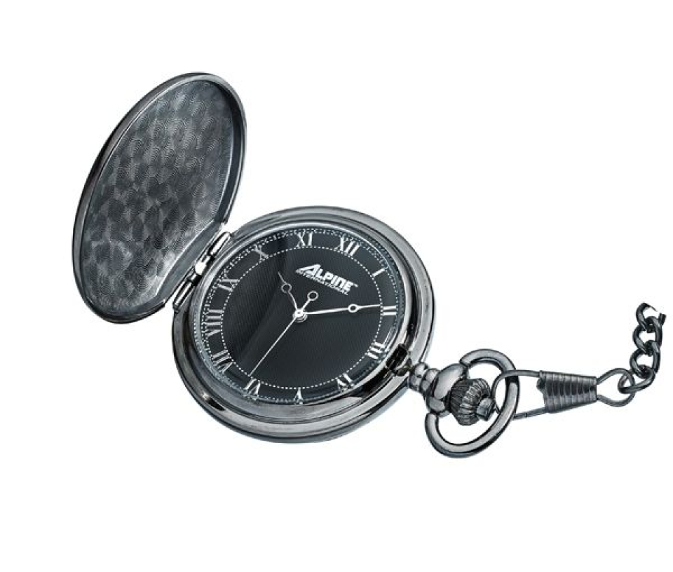 MONTRE POCHE QUARTZ ACIER PVD NOIR - JM W3368 - ALPINE MONTRE POCHE QUARTZ ACIER PVD NOIR - JM W3368 - ALPINE