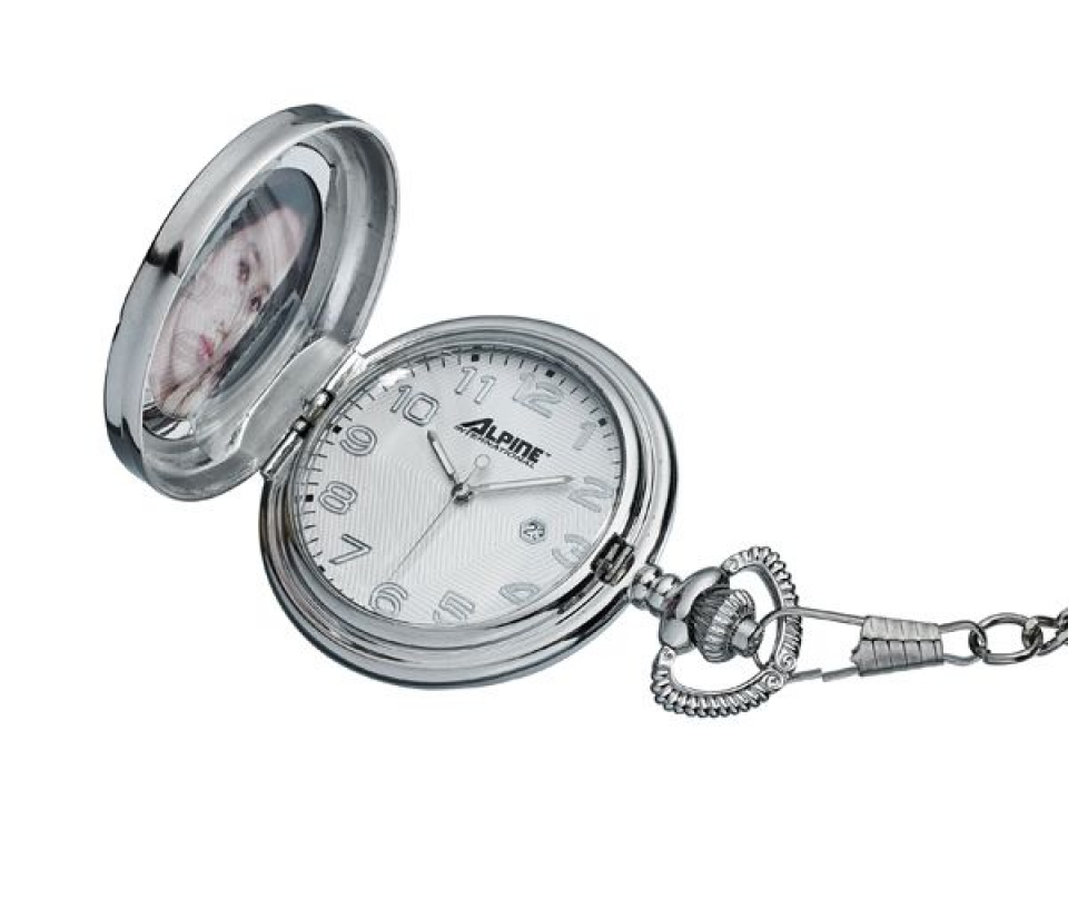 MONTRE POCHE AU QUARTZ EN ACIER - JM W3417 - ALPINE MONTRE POCHE AU QUARTZ EN ACIER - JM W3417 - ALPINE