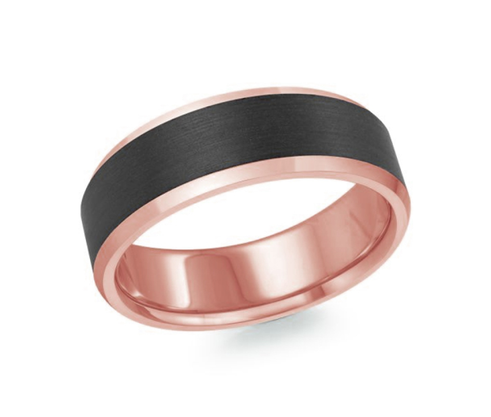 JONC EN OR 14K ET FIBRE DE CARBONE - ML MRDA145P - MALO JONC EN OR 14K ET FIBRE DE CARBONE - ML MRDA145P - MALO