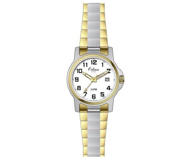 MONTRE ORLEAN EN ACIER 2 TONS - BA ME3185X - ORLEAN