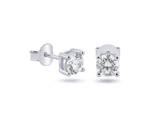 STUD SERTIES DE MOISSANITES - SC BOMOIR3W - BIJOUX D'IMPORTATION