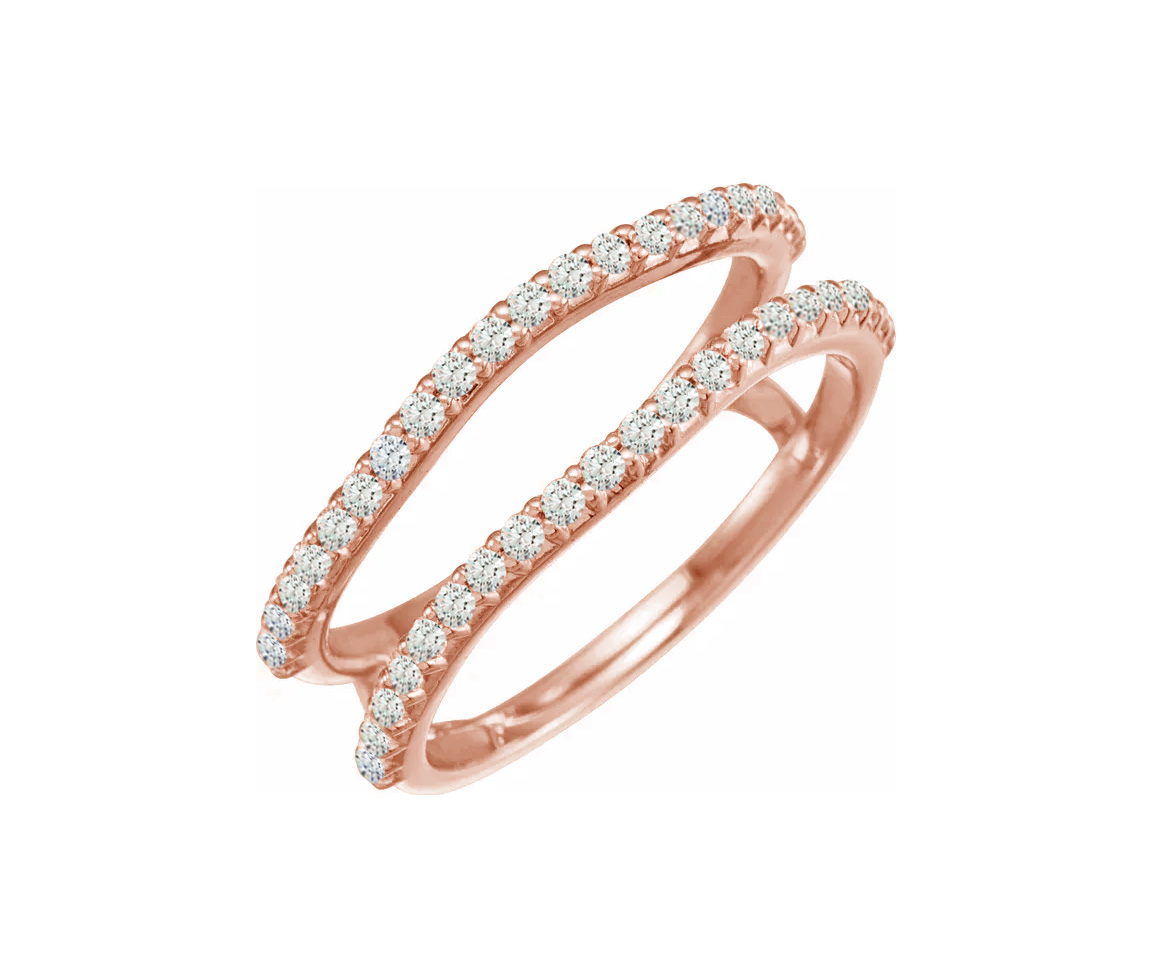 JACKET EN OR 14K SERTI DE DIAMANTS - ST 122246RN - BIJOUX IMPORTATION