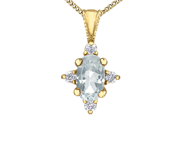 PENDENTIF OR PIERRES DE NAISSANCES/DIAMANTS - CR DX895YWT - BIJOUX CANADIEN