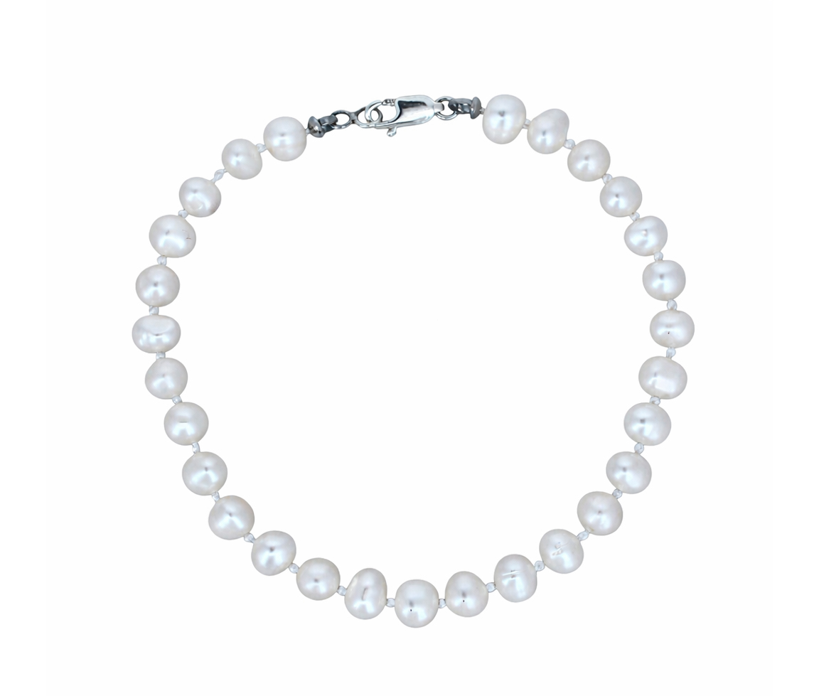 BRACELET OU COLLIER PERLES D'EAU DOUCE - SJ 24AA555SS18 - BIJOUTERIE SUISSE INC.