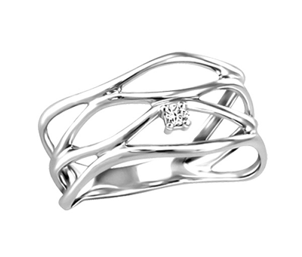 BAGUE EN OR AVEC DIAMANT CANADIEN - BH FIJ247703W - BEVERLY HILLS