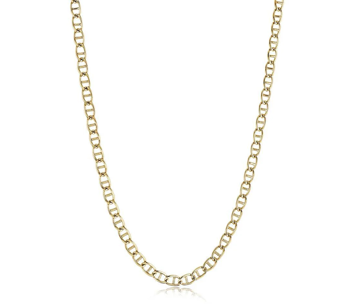 CHAINE EN ACIER OU ACIER/PVD OR À MAILLE MARINE - IG SN116GO22 - ITALGEM