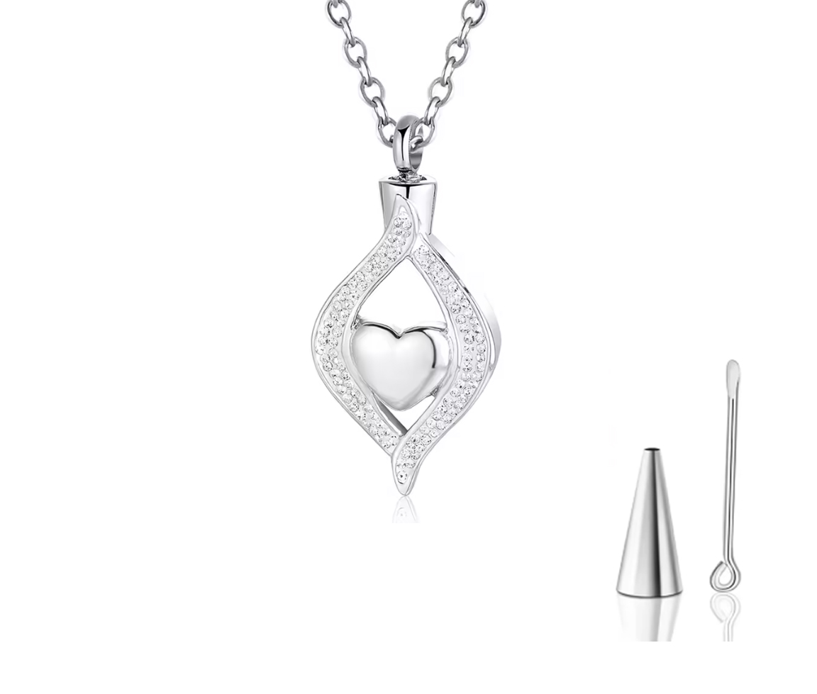 URNE POUR CENDRES COEUR/INFINI - SJ CREM10W - BIJOUTERIE SUISSE INC.