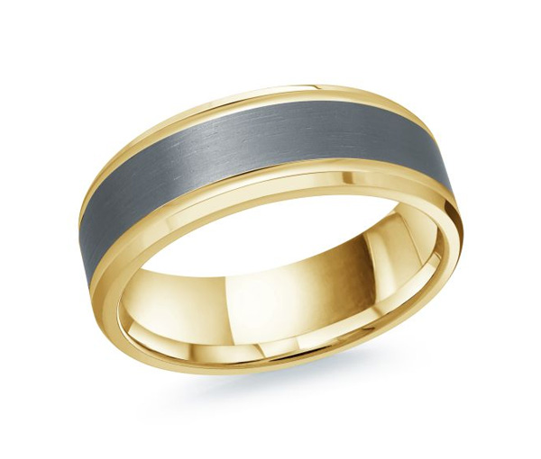 JONC EN OR 14K ET TANTALE - ML MRDTN07Y7 - MALO 