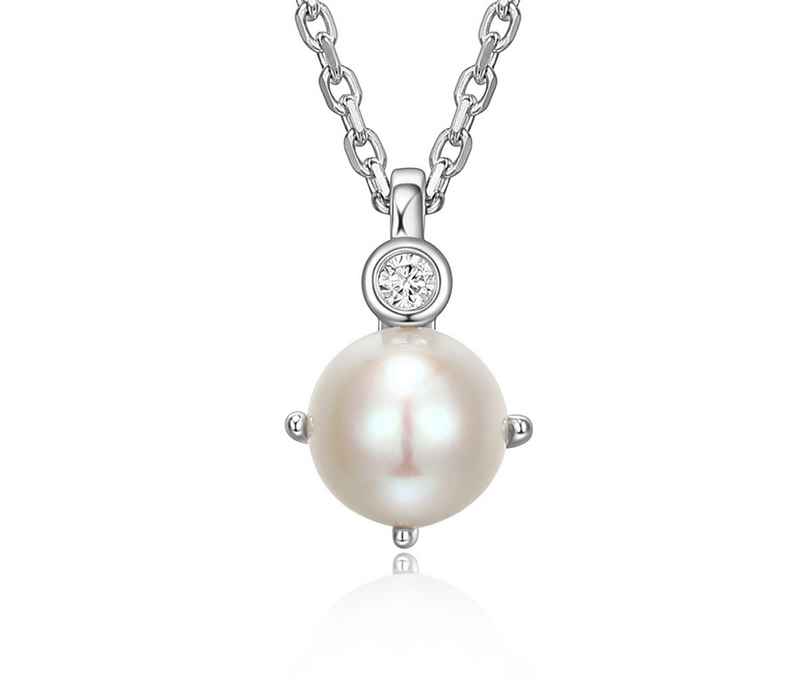 PENDENTIF ELLE EN ARGENT RHODIE SERTI DE PIERRES DE NAISSANCES VARIEES VERITABLES ET D'UN DIAMANT - PJ R0LBUX4546 - ELLE