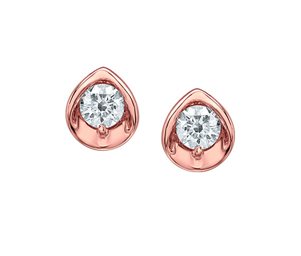 BOUCLES AVEC DIAMANTS CANADIENS - CR AM568R20 - DIAMANT CANADIEN