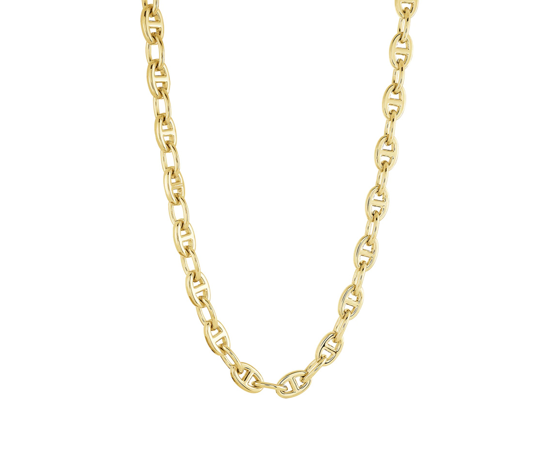 CHAINE EN ACIER/PVD OR À MAILLE MARINE - IG SYN65/22 - ITALGEM