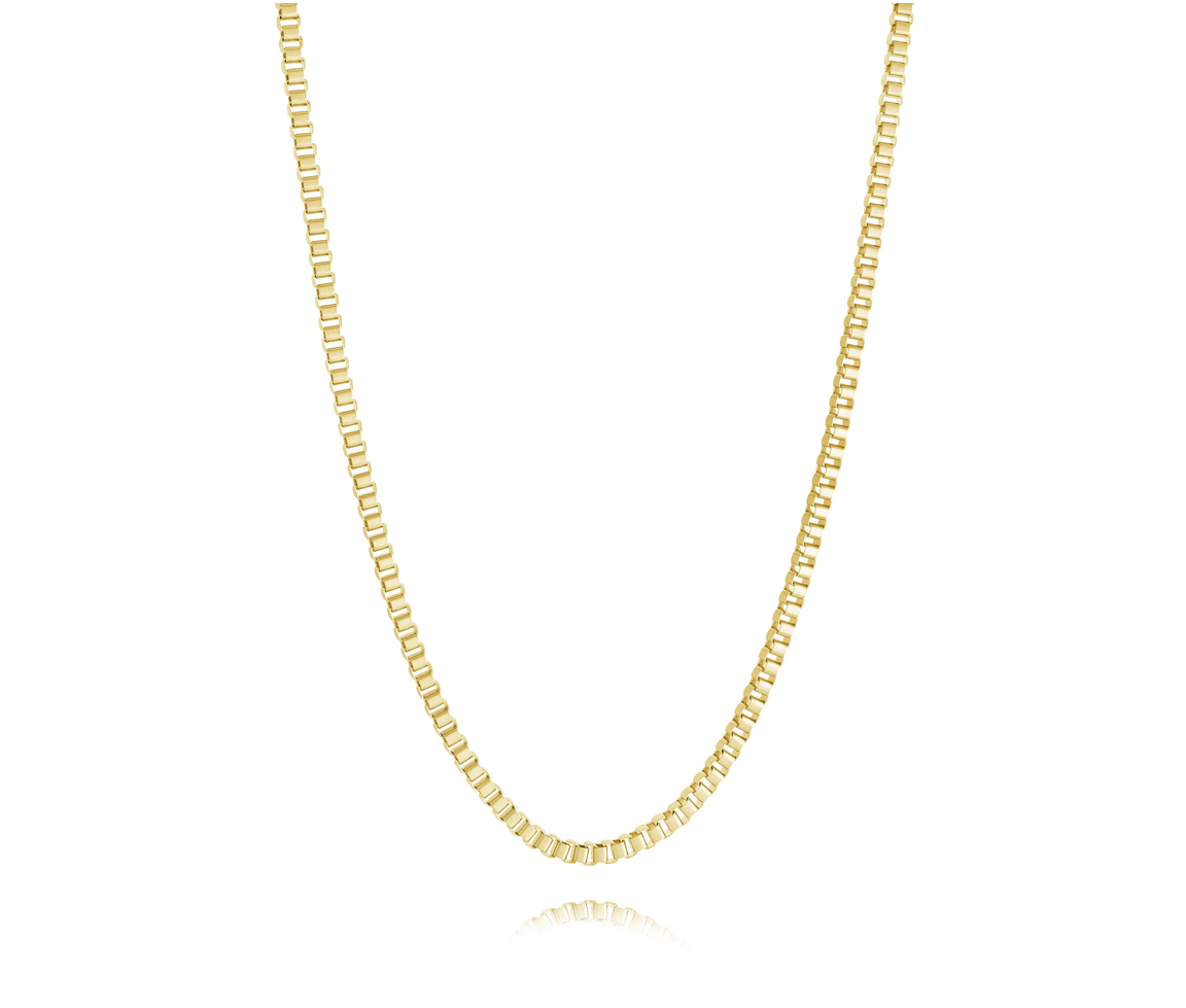 CHAINE EN ACIER/PVD OR À MAILLE CARRÉ - IG SYN64/26 - ITALGEM