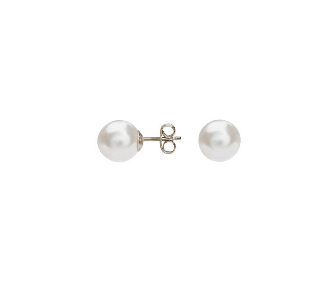 BOUCLES PERLE CULTURE - AR PR14WF354 - PERLE D'IMPORTATION