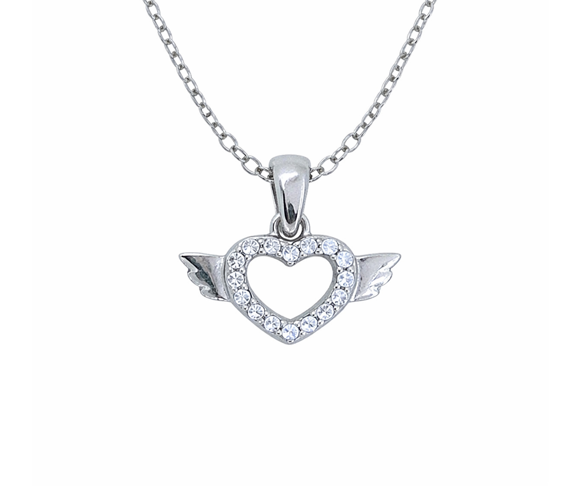 PENDENTIF COEUR AILÉ - MA COEUR04 - BIJOUX D'IMPORTATION