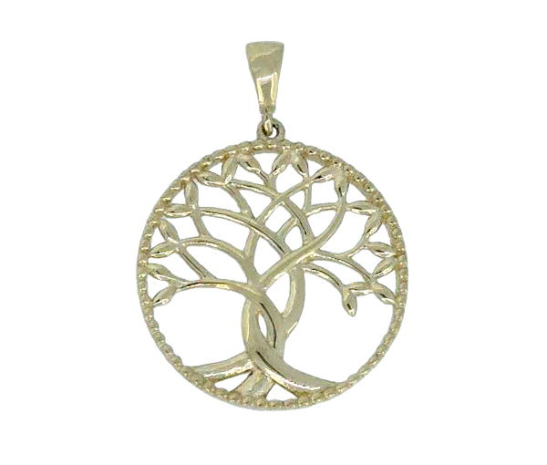 PENDENTIF ARBRE DE VIE AJOURÉ EN OR - CB PYA32146 - CBE