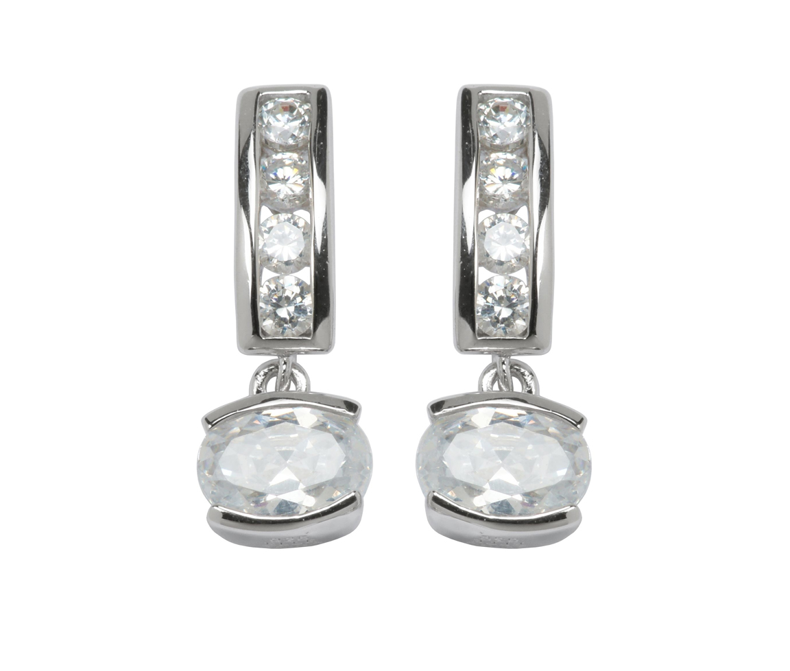 BOUCLES ELLE AVEC CUBIQUES ZIRCONIAS - PJ 62L1430000 - ELLE
