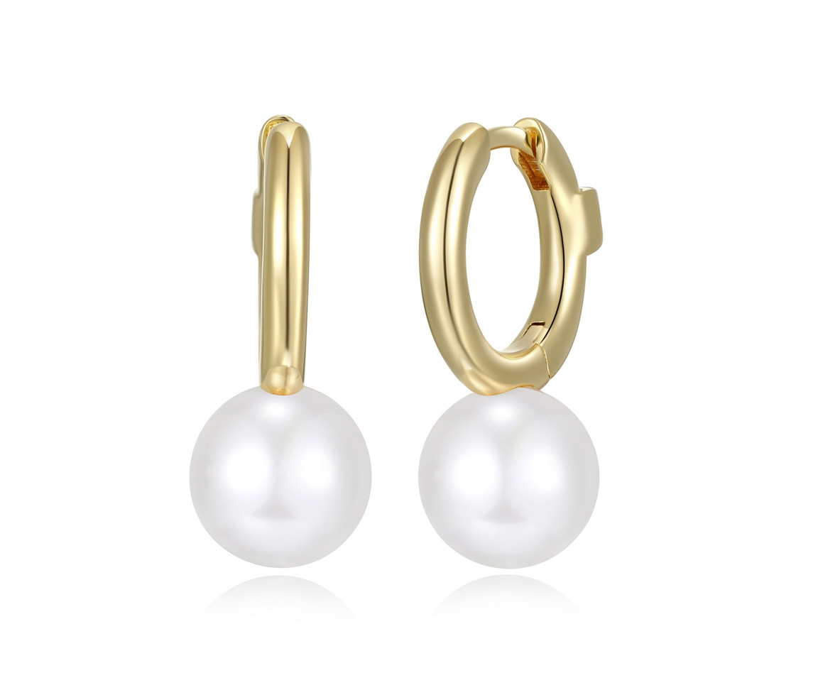 HUGGIES EN ARGENT/OPVD OR AVEC DE PERLES - PJ 32LCNWBG0N - ELLE