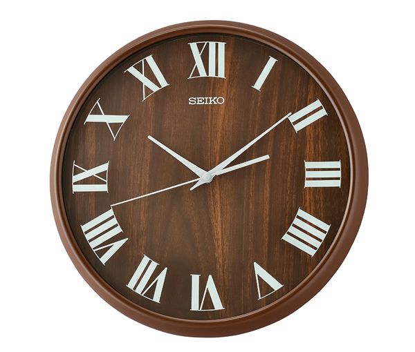 HORLOGE MURALE SEIKO EN PLASTIQUE IMITATION BOIS - SA QXA810Z - SEIKO
