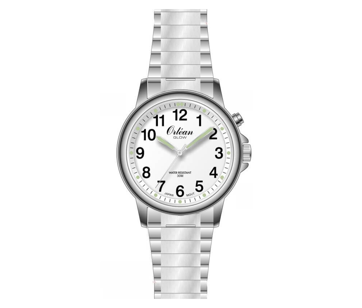 MONTRE ORLEAN EN ACIER - BA ME3639 - ORLEAN