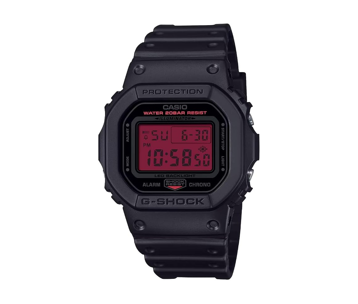 MONTRE NUMÉRIQUE CASIO G-SHOCK - H DW5600BBR/1 - CASIO