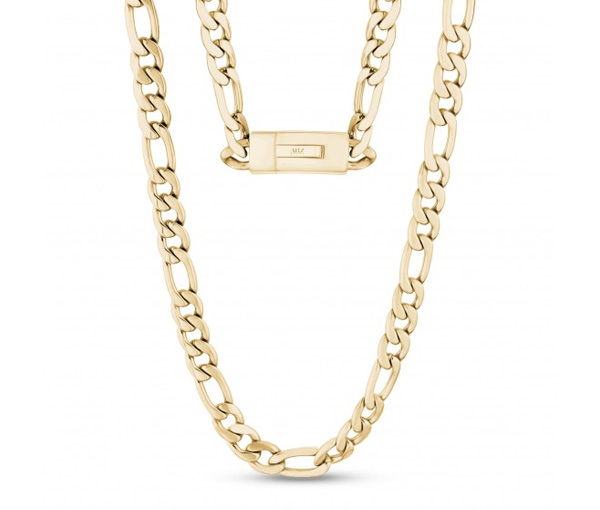 CHAINE FIGARO EN ACIER/PVD OR - AZ ASN88 - AREZZO