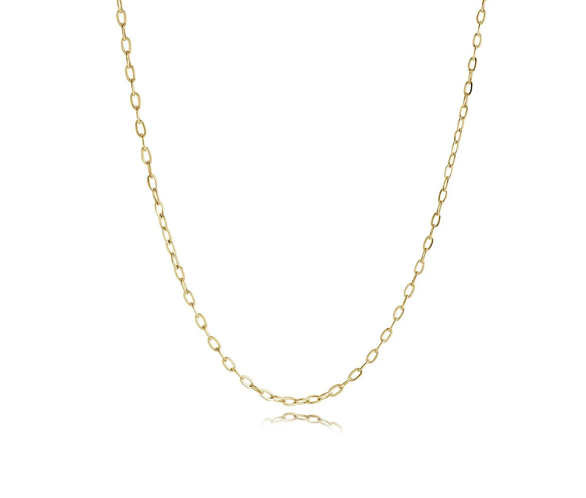 CHAINE EN ACIER/PVD OR À MAILLE FORZA - IG SYN106/18 - VELORIA