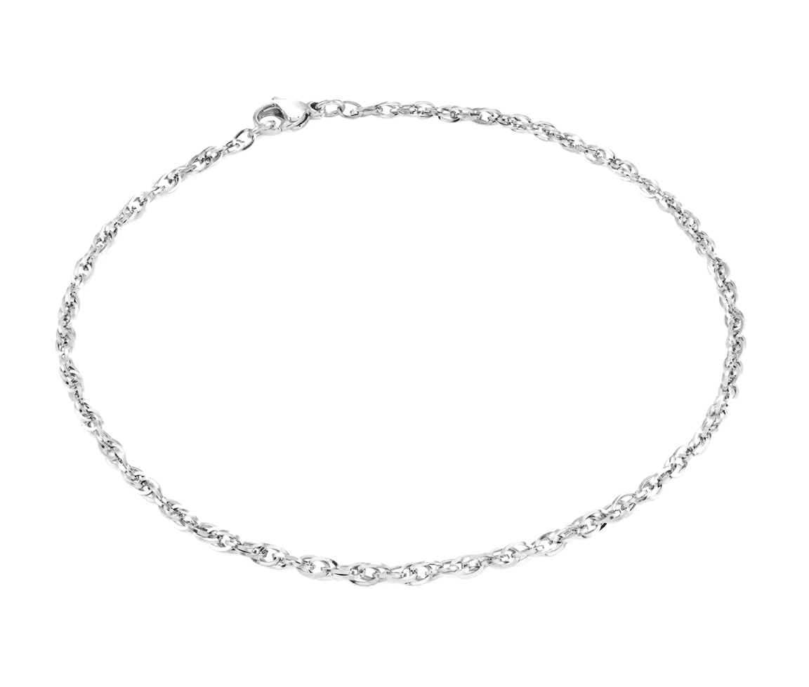 CHAINE DE CHEVILLE EN ACIER À MAILLE OLYMPIQUE - IG SWN109/10 - VÉLORIA