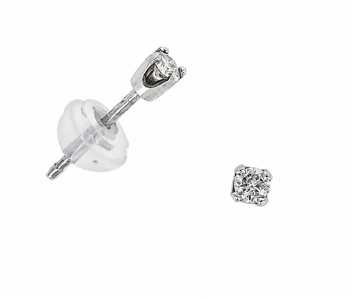 BOUCLES AVEC DIAMANTS - SJ BO01I1 - BIJOUTERIE SUISSE INC.