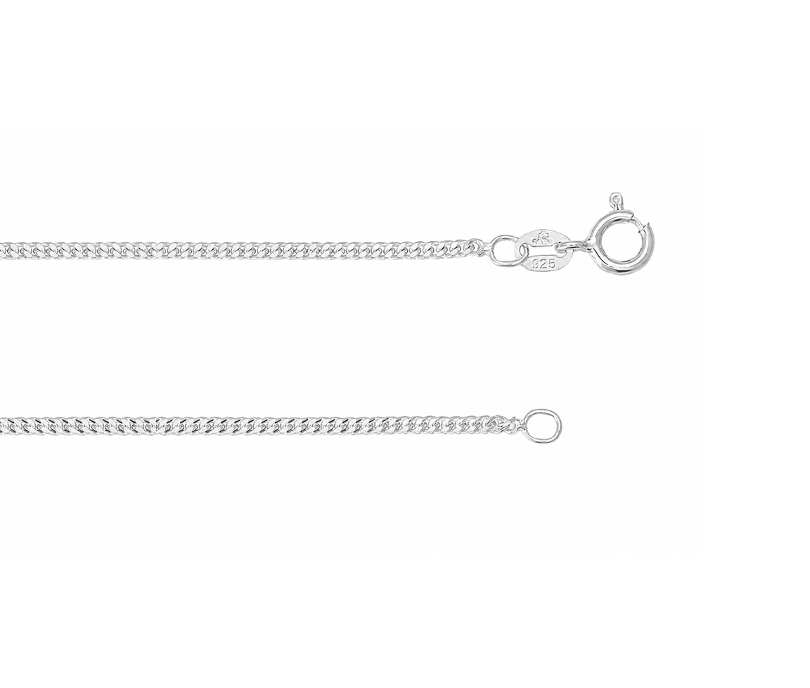 CHAINE À MAILLE GOURMETTE - MB GOUR1.1S18 - BIJOUX D'IMPORTATION