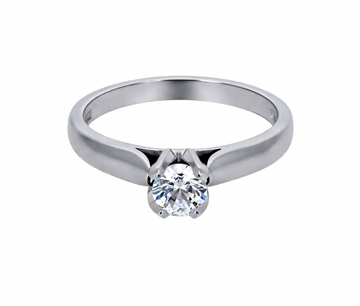 BAGUE EN ARGENT RHODIÉ - SJ BD07 - BIJOUTERIE SUISSE INC.