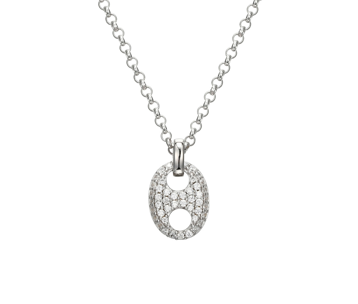 PENDENTIF GRAIN DE CAFÉ AVEC CZ - PJ R0LBUY0046 - ELLE