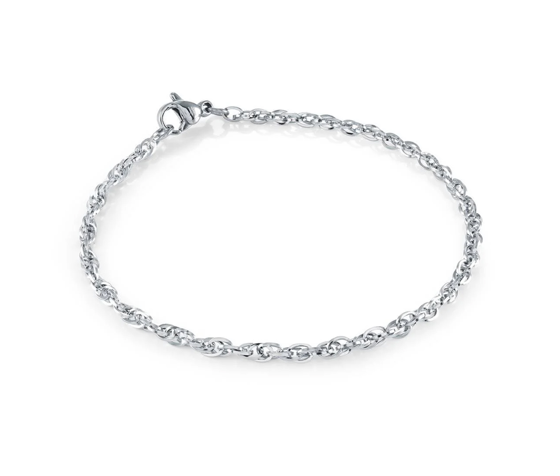 BRACELET EN ACIER À MAILLE OLYMPIQUE - IG SWB246 - VÉLORIA