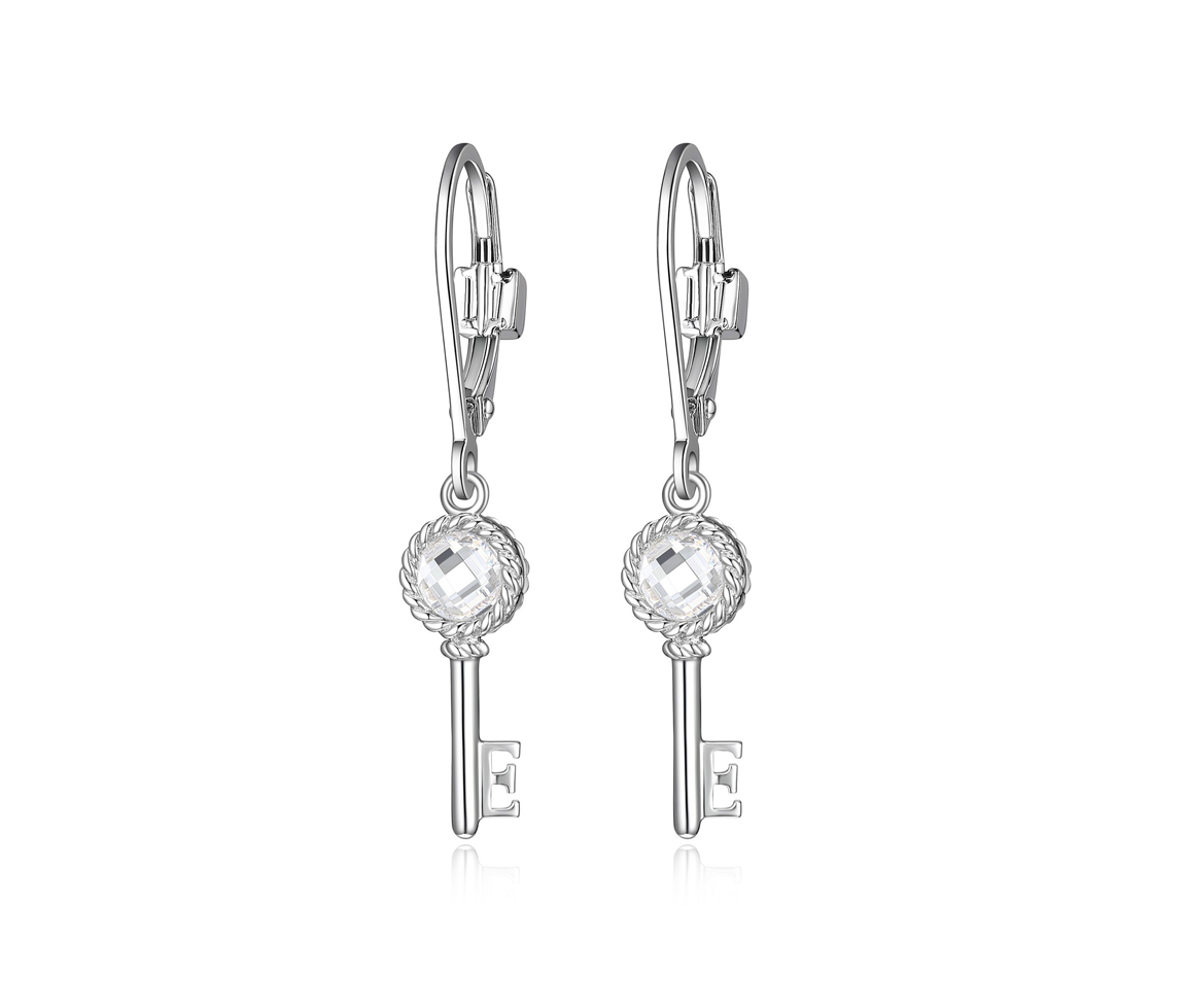 BOUCLES CLÉS AVEC CZ - PJ R2LCGD0003 - ELLE